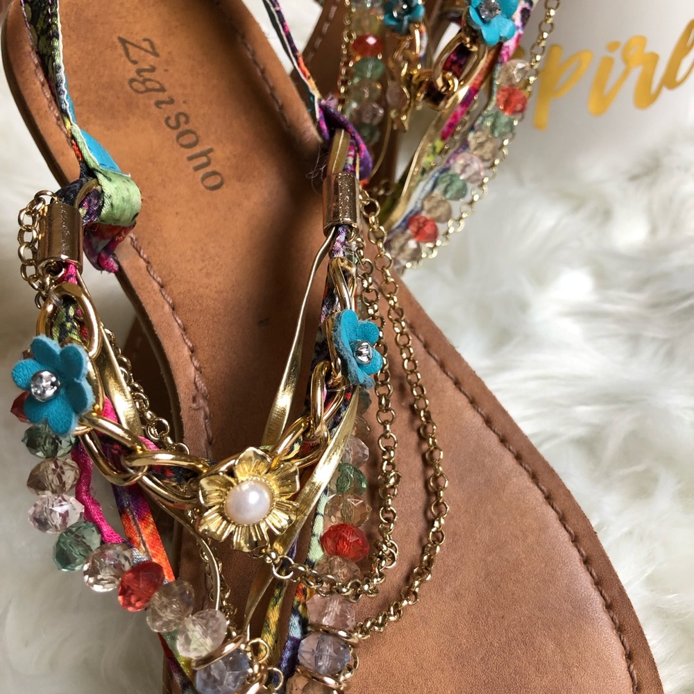 ZigiSoho Jeweled Sandals